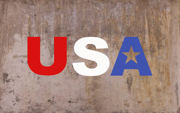 USA Decal - Patriotic/USA/United States/4th of July/Memorial Day/Labor Day Decal, Permanent Vinyl Sticker for Cars, Vehicle, Doors, Windows, Laptop, and more!